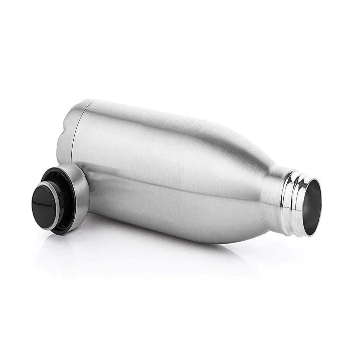 Home Joy 1000ml Hot & Cold Cola Bottle – 12-Hour Cold Water Guarantee, Stainless Steel Water Bottle with Free Bottle Brush
