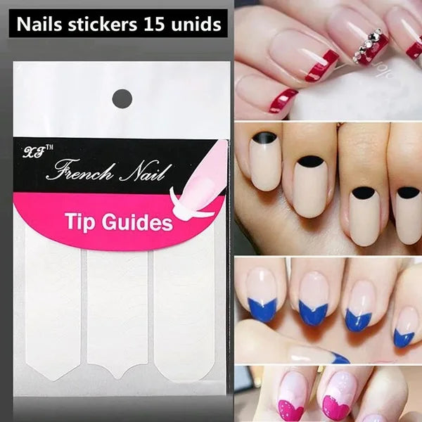 Tip Guides Nail Sticker