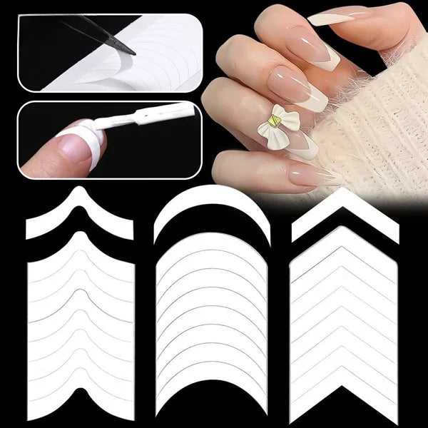 Tip Guides Nail Sticker