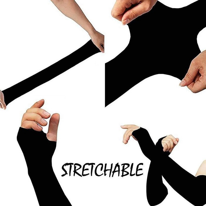 Let's slim Hand Cover Cool Arm Sleeves - UV Protection & Breathable Sports Wear (Pack of 1 Pair)