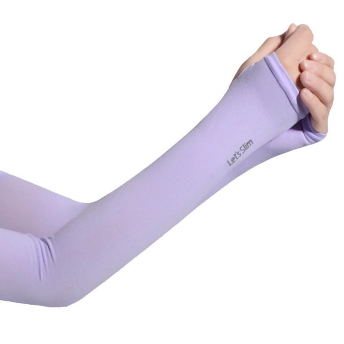 Let's slim Hand Cover Cool Arm Sleeves - UV Protection & Breathable Sports Wear (Pack of 1 Pair)