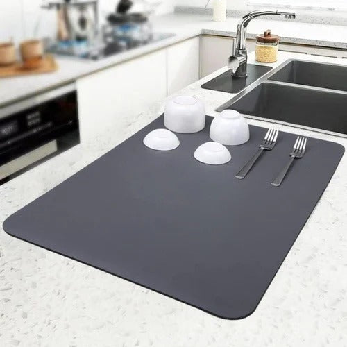 Water Absorbing Kitchen Drying Mat, Utensil Drying mat, Dish Drying Mat