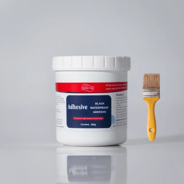 300 ml Magic Crack Fill Glue with Brush (Black)– Waterproof Wall Crack Filler & Sealant