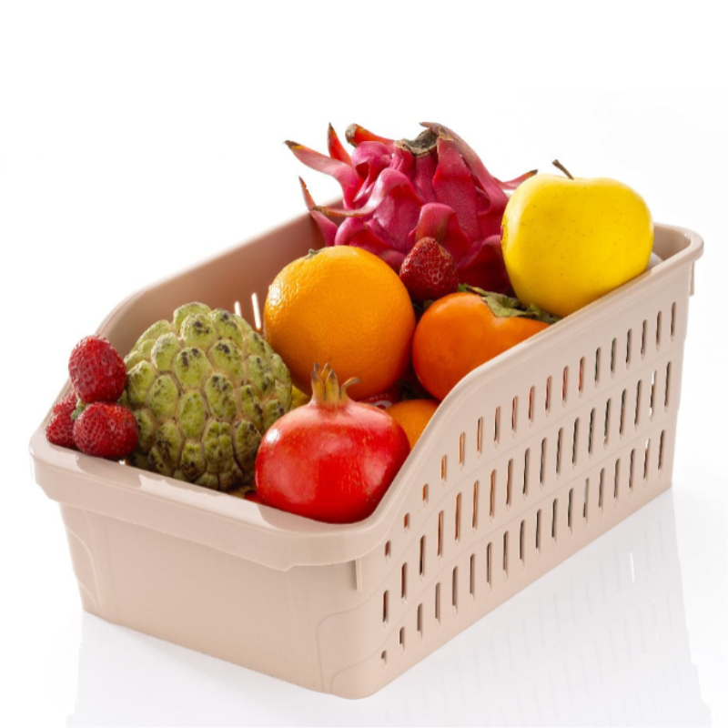 Multipurpose Storage Basket – Plastic Organizer Basket for Kitchen & Home Use (Random color-Pack of 3)