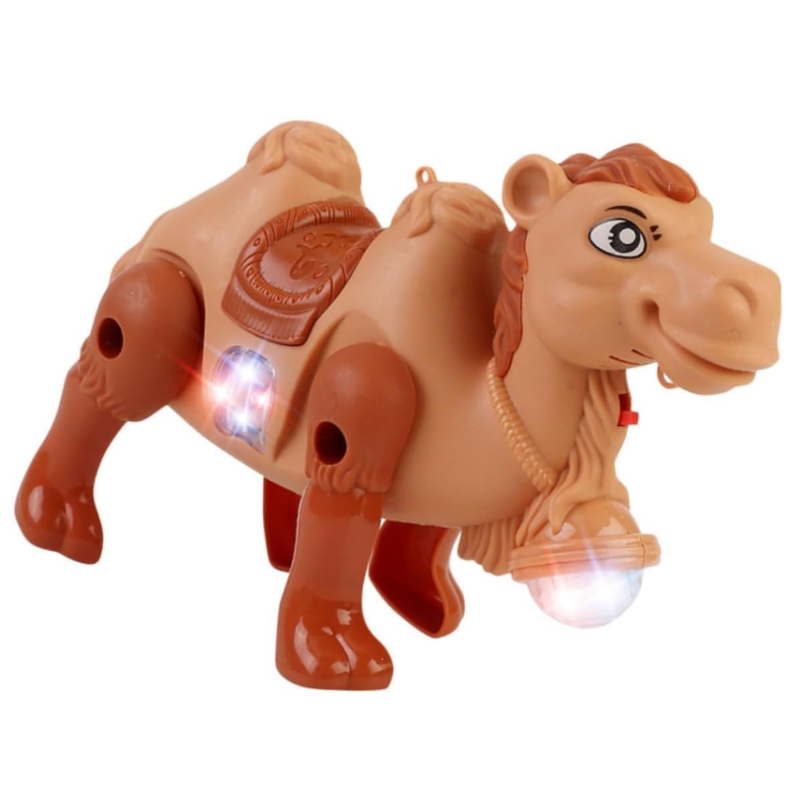 Musical Light-Up Camel Toy – Battery Operated Animal Toy with LED Lights for Kids