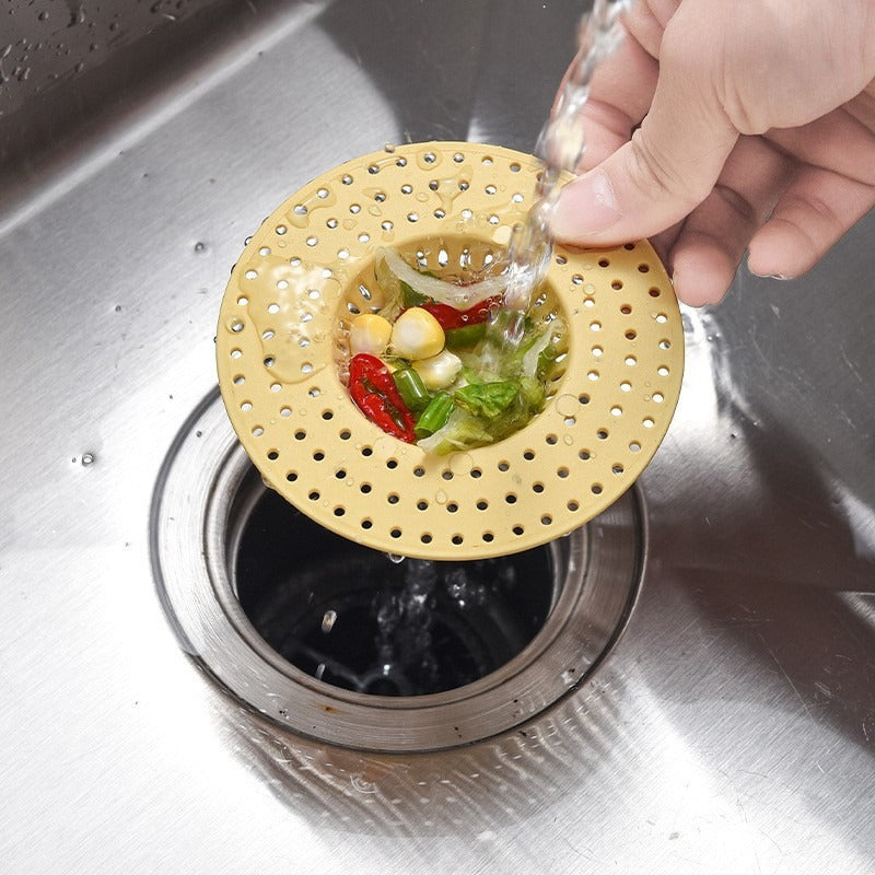 Sink Jali Plastic Strainer – Easy Clean Kitchen Drain Filter & Stopper (Random color-Pack of 1)
