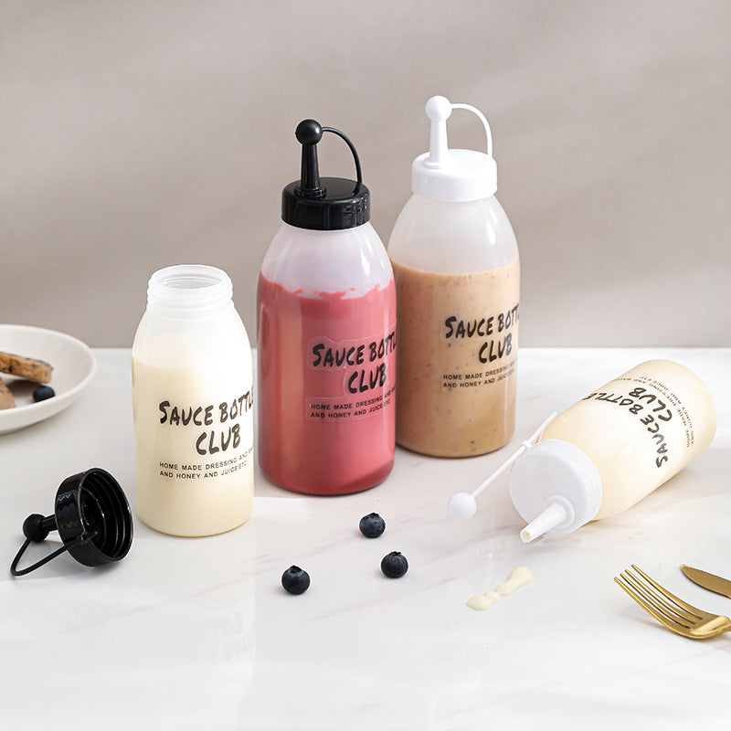 650 ml Food-Grade Squeeze Sauce Bottle – Pointed Mouth Ketchup & Salad Dressing Dispenser(Pack of 1 Pc)