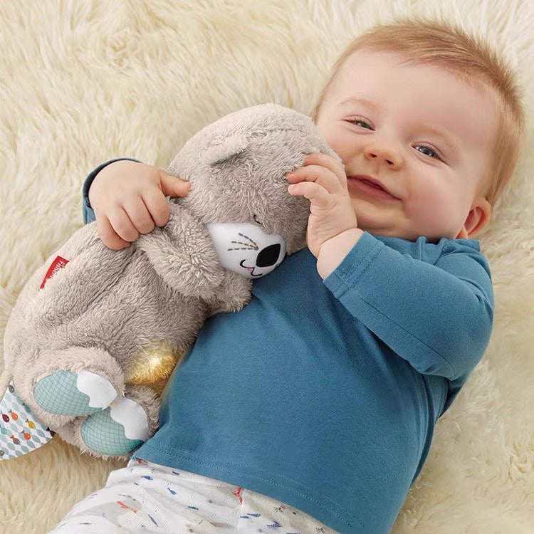 Soft Breathing Teddy with Music, Lights & Breathing Motion