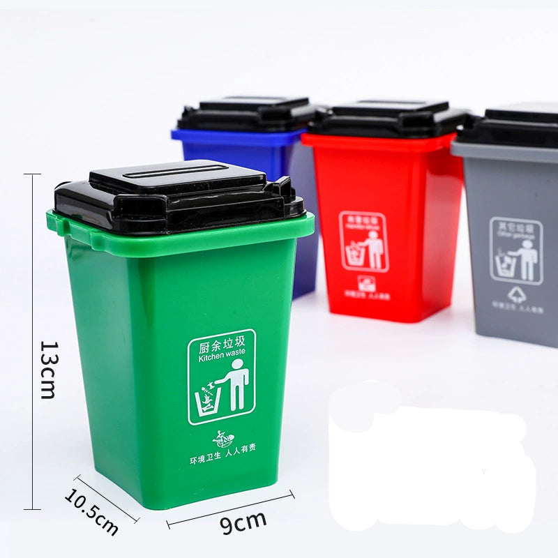 Trash Bin Shaped Desktop Stand