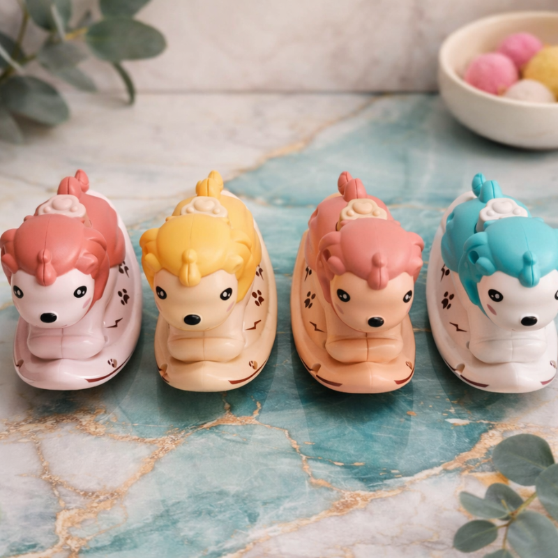 Press & Go Lion Toy for Kids – Push Down Friction Powered Animal Car Toy | No Battery Required (Random Color-Pack of 1)