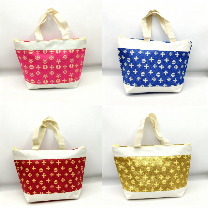 Fabric Printed Metti Hand Bag for Women – Stylish Traditional Handbag for Daily Use & Festive Gifting(Random color-Pack of 1)