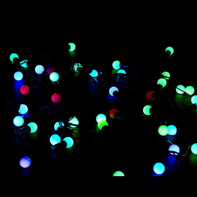 Multicolor LED Globe String Lights for Decoration – 14 Ball LED Light