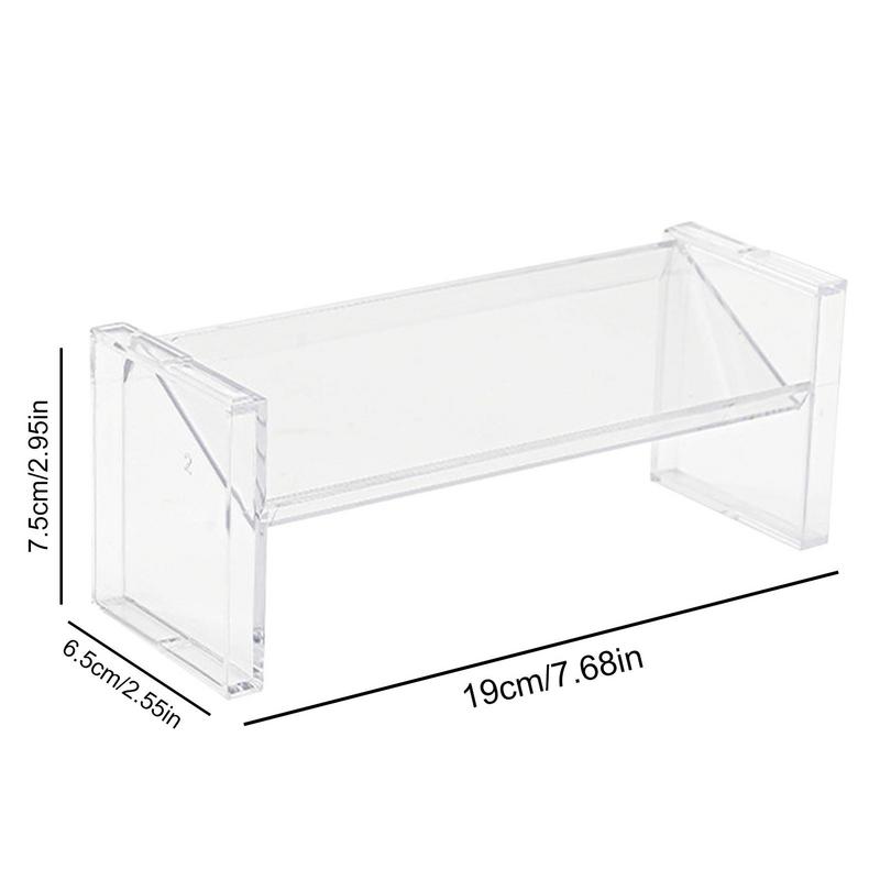 Display Shelf Stackable Holder – Desktop Organizer for Cosmetics, Office & Desk Accessories(Pack of 1)