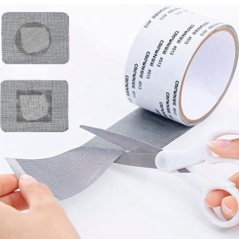 Self Adhesive Net Tape (2 Meter) – Glass Fiber Repair Mesh Tape for Wall Cracks, Holes & Drywall Fixing