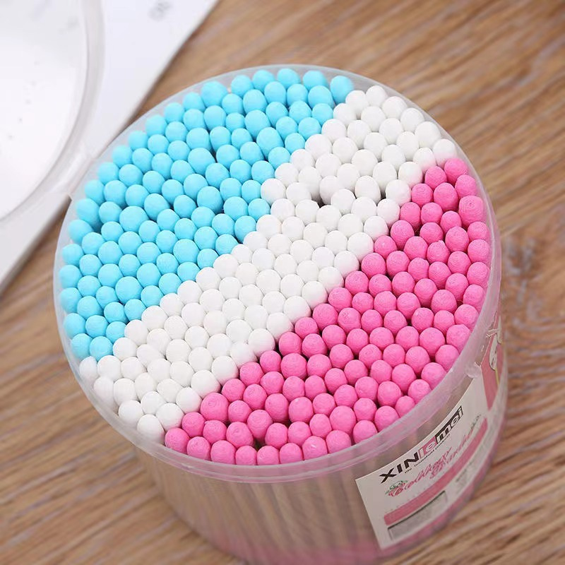 Double-Headed Cotton Swabs(200 pcs) – Soft & Hygienic Cotton Ear Buds for Personal Care, Makeup & Cleaning Use