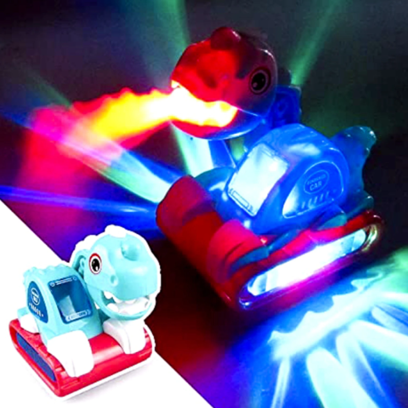 Tap N Grab Dinosaur Toy | Battery Operated Musical Dinosaur with Light, Sound & Water Spray | Interactive Kids Toy