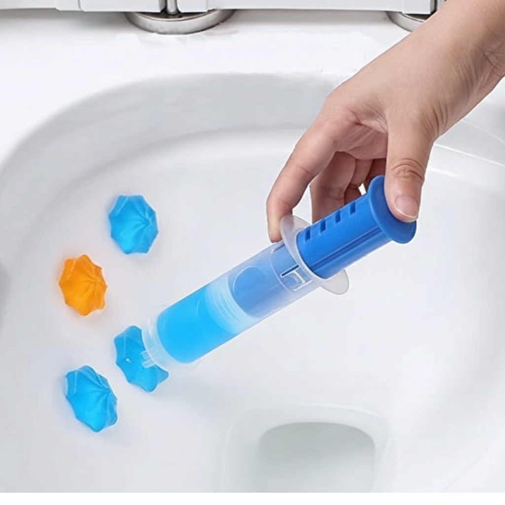 Toilet Freshener Injection Gel – Long-Lasting Bathroom Fragrance Gel for Clean & Odor-Free Toilets (Random color-Pack of 1)
