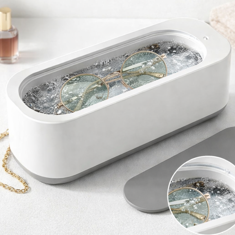 Ultrasonic Multi-Function Cleaner – Portable Deep Cleaning Machine for Jewelry, Glasses, Watches & Small Items