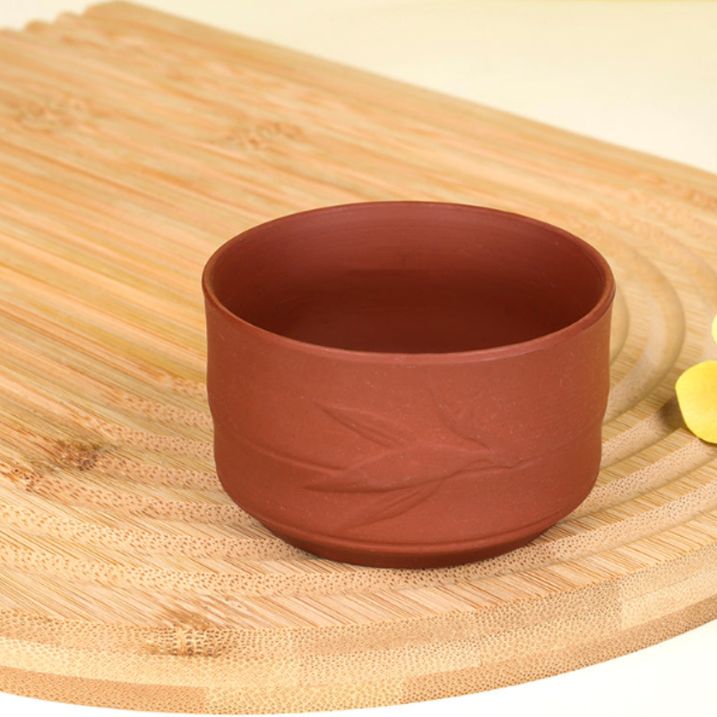 Bamboo Clay Ceramic Cup – Eco-Friendly Handmade Mug for Tea, Coffee & Beverages