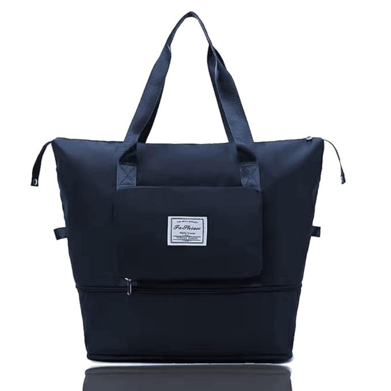 Oxford Fabric Large Capacity Travel Bag – Foldable & Expandable Waterproof Duffel Bag | Collapsible Handbag for Travel, Gym, Overnight & Weekend Trips