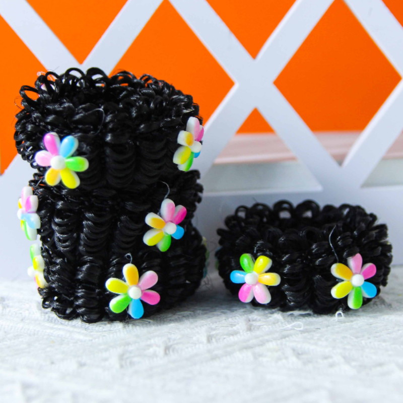 Cartoon Wig Accessories – 2 Pcs Fun Hair Accessories for Kids & Teens (Random Color)