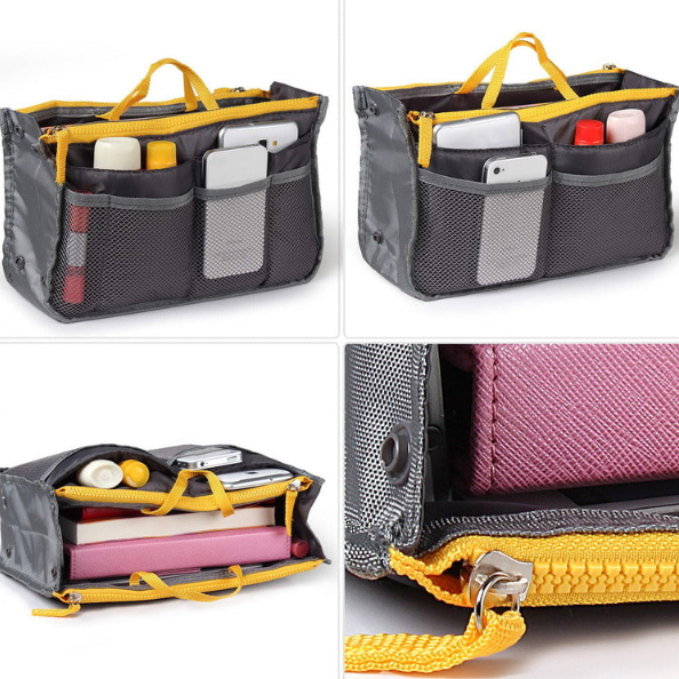 SmartPouch Women’s Handbag Insert – Travel-Ready Purse Organizer with Multi Compartments