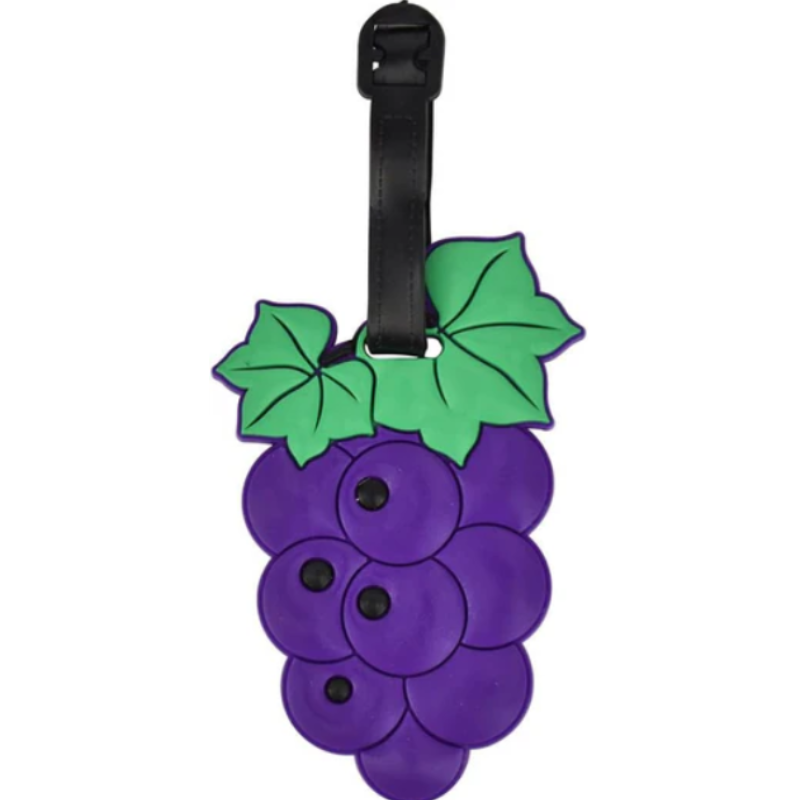 Cute Fruit Shape Luggage Tag – Fun Travel ID Tag for Suitcases & Bags (Random Fruit-Pack of 1)