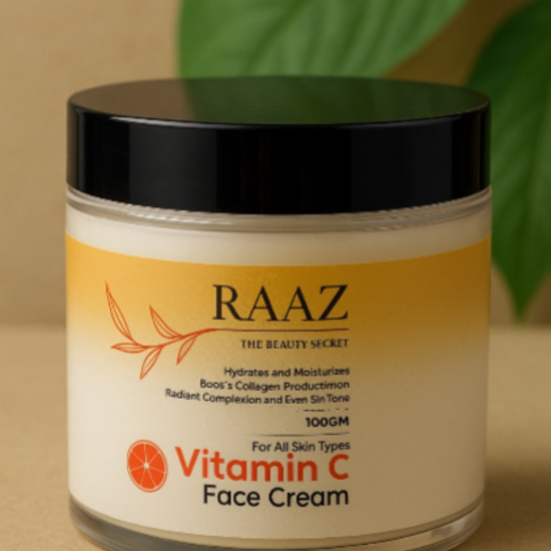 Raaz Vitamin C Glow Boost Face Cream – Brightening & Hydrating Formula