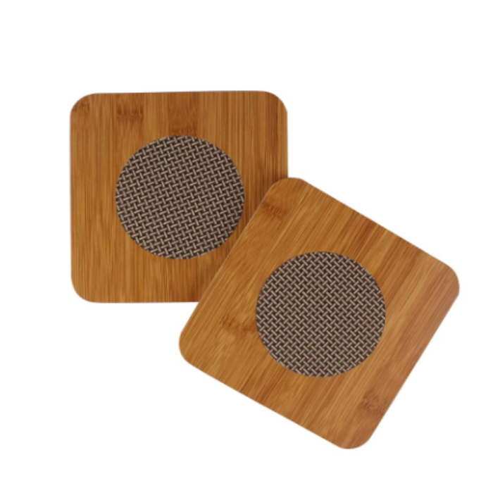 Bamboo Insulation Heat Table Pad – Square Shape Heat-Resistant Trivet for Kitchen & Dining (Pack of 1)