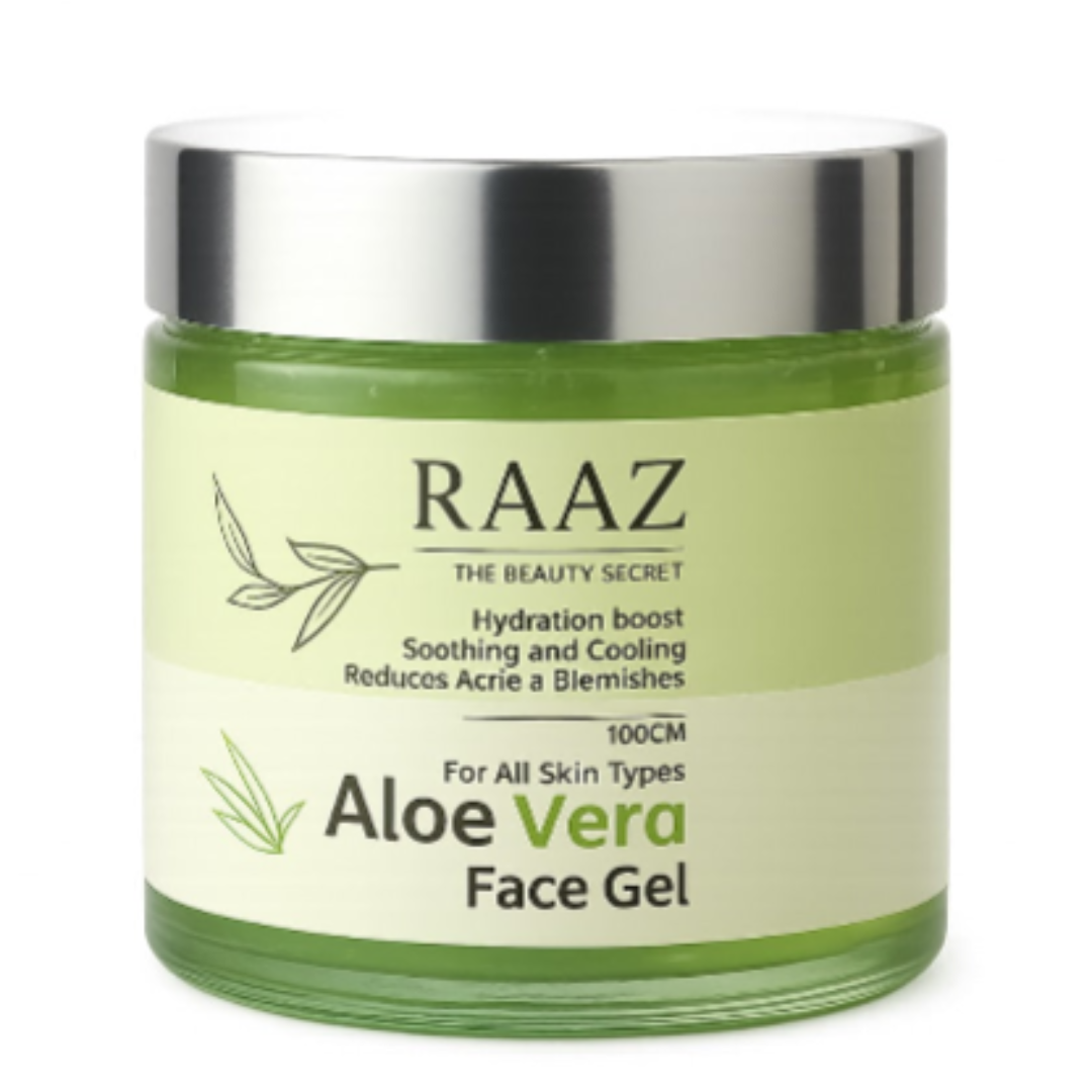 Raaz Pure Aloe Vera Face Gel – Hydrating & Soothing Skin Care Gel