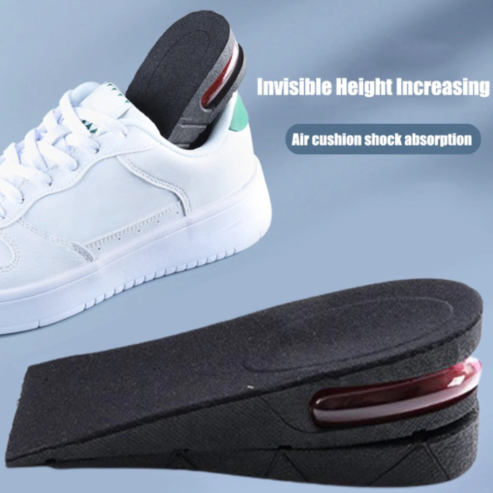 Height Increase Insoles for Men and Women - Comfortable Shoe Inserts for Added Height and Support (Pack of 1)