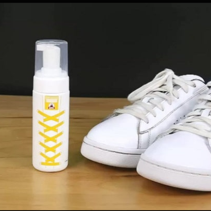 Foam Shoe Cleaner – Quick White Shoe & Sneaker Cleaner, No Water Required, Removes Tough Stains