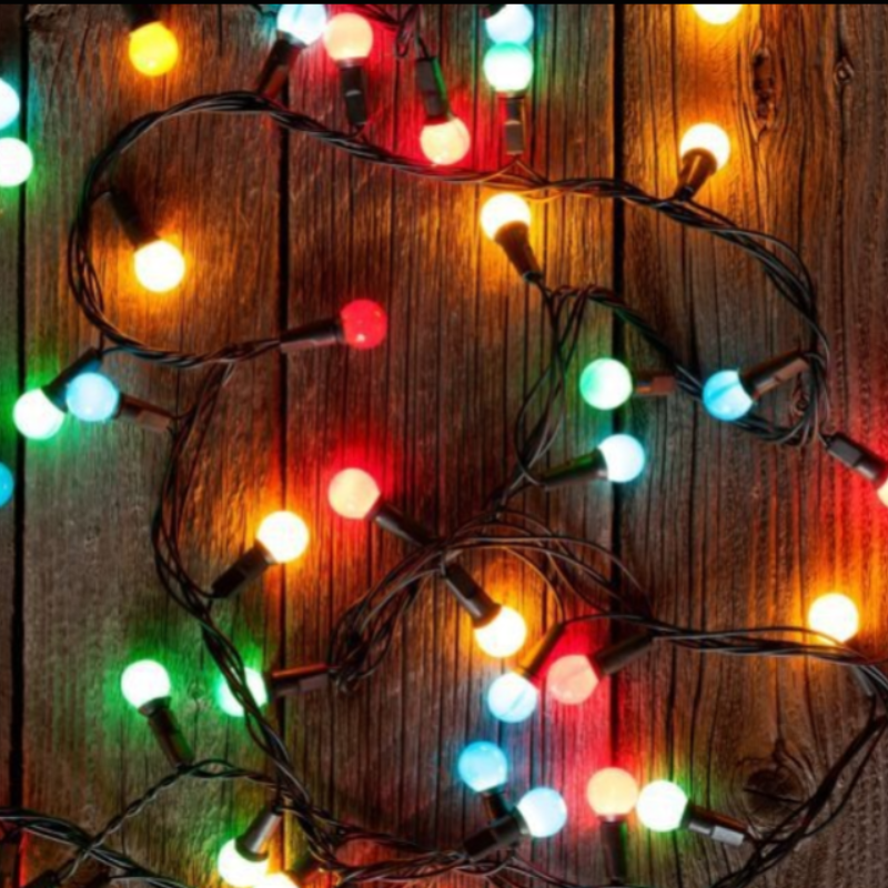 Multicolor LED Globe String Lights – 14 Ball Decorative LED String for Home, Balcony, Party & Festival Decoration