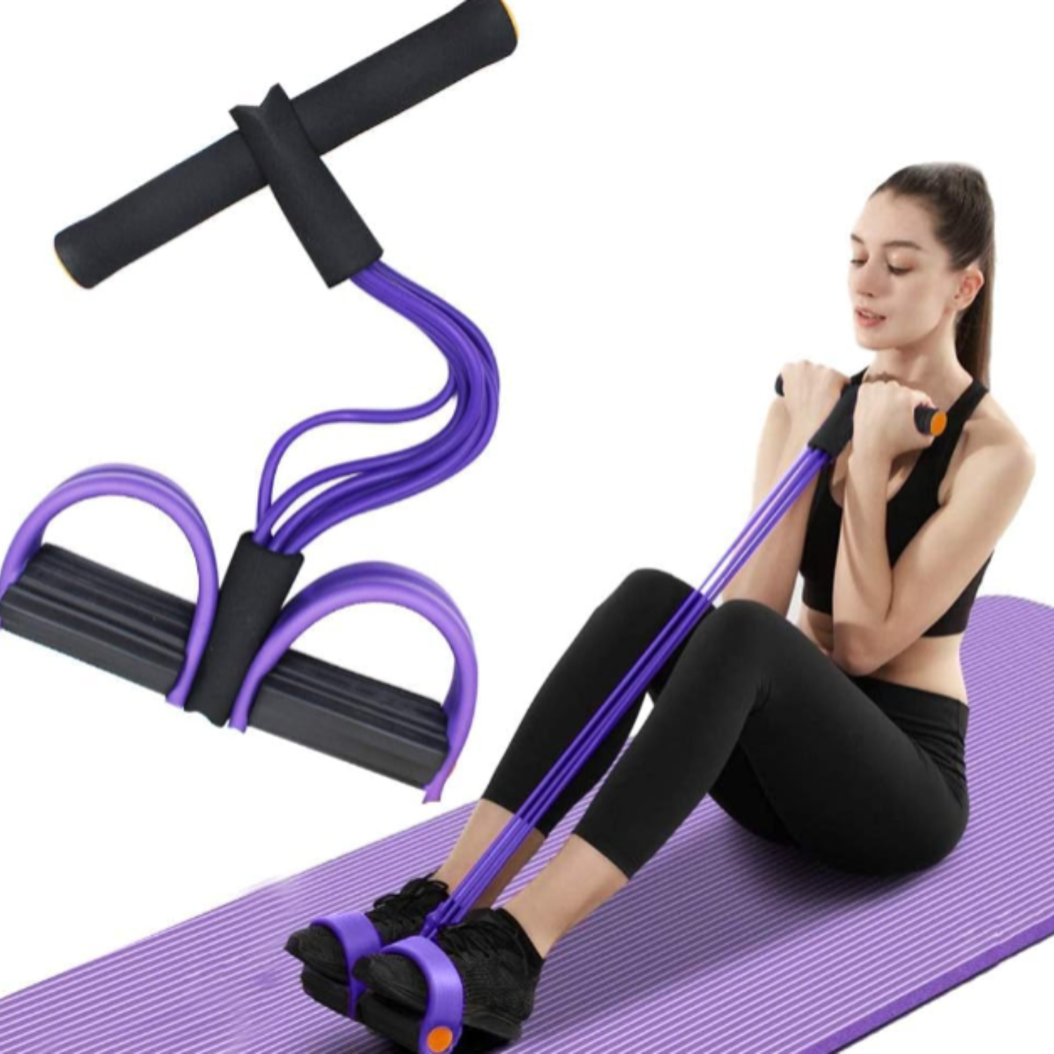Pull Reducer Resistance Band – Tummy Trimmer Body Building Equipment for Abdomen, Waist, Arms & Legs (Home Workout Trainer)