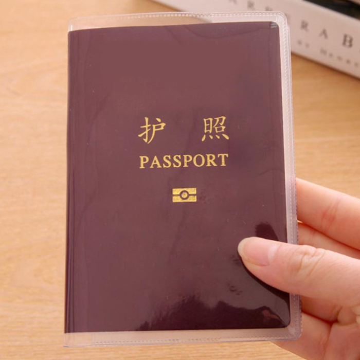 Transparent Passport Cover with Extra Slot – Travel Document Holder for Passport, Cards & Tickets (Pack of 3)