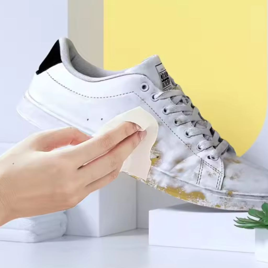 80 Pcs Shoe Cleaning Wipes | Instant Shoe Cleaner Wipes for White & Colored Shoes
