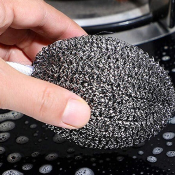 Multipurpose Wire Ball Scrubber – Heavy-Duty Stainless Steel Cleaning Scrubber for Utensils, Cookware, Tiles & Kitchen Use