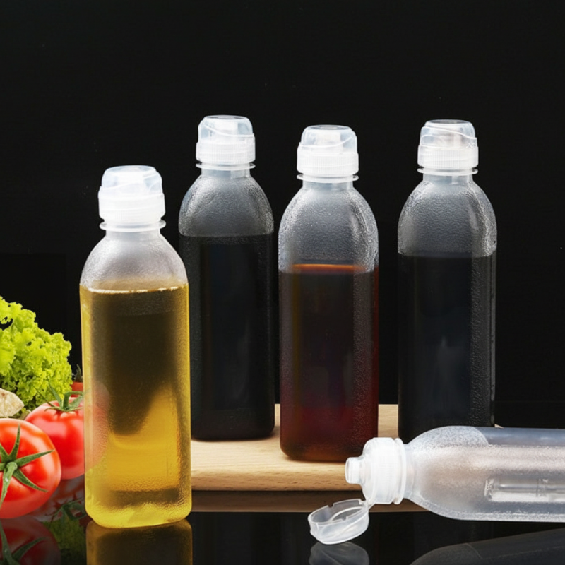 500ML Injection Press Oil Bottle – Easy Press Oil Dispenser for Kitchen Cooking & Baking (Pack of 1)