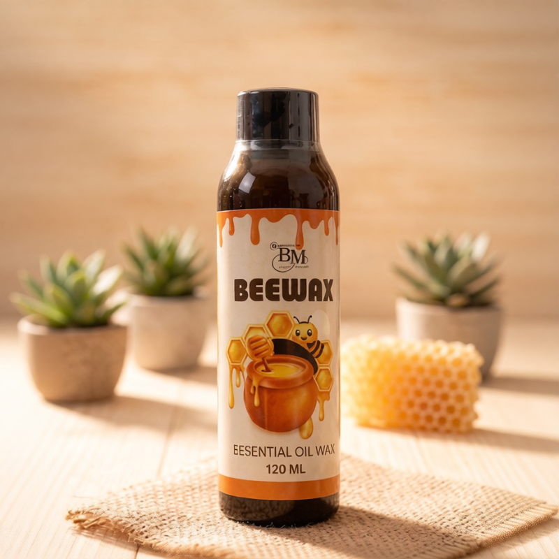 BM Beeswax Essential Oil Wax Furniture Polish Spray (120ml) – Natural Wood Shine & Protection Spray