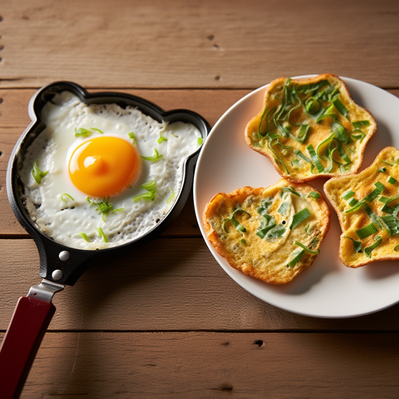 Non-Stick Egg Frying Pan – Easy-Cook Omelette & Egg Pan for Everyday Kitchen Use (Random Design-Pack of 1)
