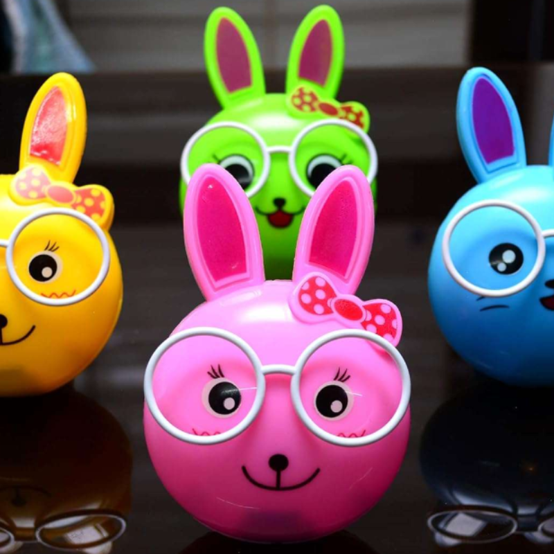Rabbit Face LED Night Lamp – Cute Animal-Shaped Decorative Night Light for Kids Bedroom, Nursery & Living Room (Random color-Pack of 1)