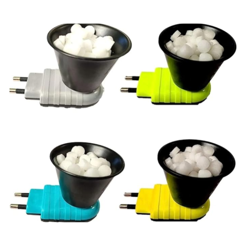 Electric Kapoor Dani – Camphor Diffuser & Aroma Burner for Home/Office (Random Colour) ( Pack of 1 )