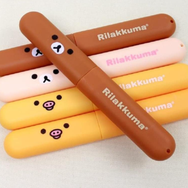 Mini Cartoon Toothbrush Box – Portable Travel Toothbrush Case for Kids & Adults | Hygienic, Lightweight Plastic Toothbrush Holder (1 Pc)