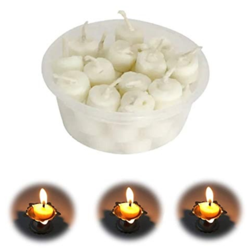 Cow Ghee Fragrance Diya Batti – Pure Ghee Aroma Cotton Wicks for Puja, Diya & Aarti (Approx. 75–100 Pcs)
