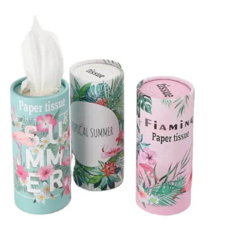 120 Pcs Cylinder Paper Tissue – Soft, Absorbent & Multipurpose Paper Tissues (Random Print)