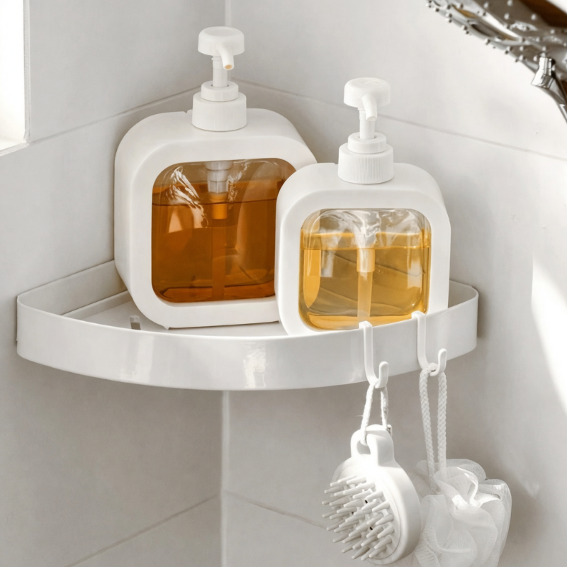 300ml Liquid Soap Dispenser – Wall or Table Mounted Hand Soap & Lotion Pump (Random Color- Pack of 1)