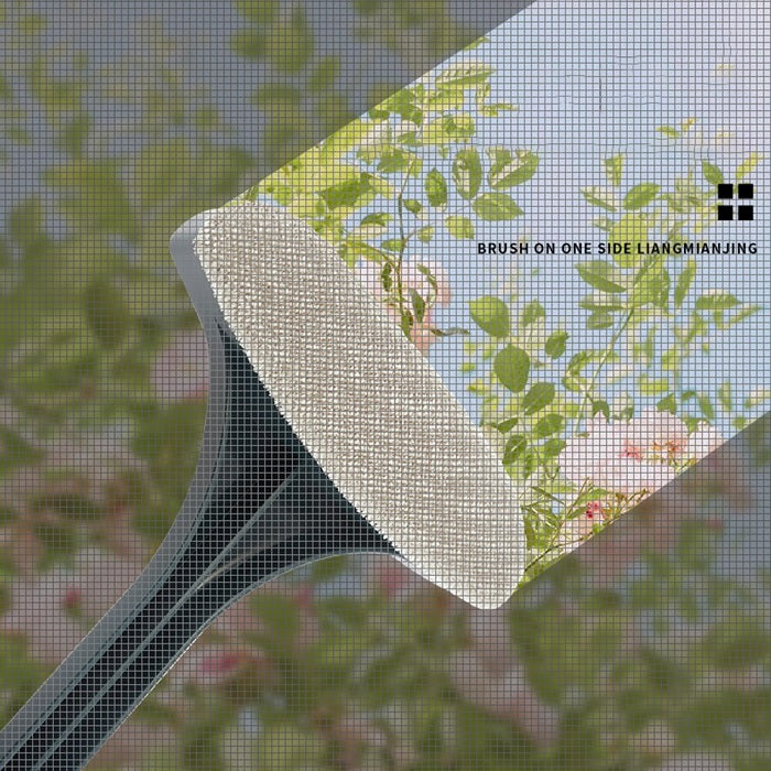 Window Screen Cleaning Brush with Wiper – Multi-Functional Plastic Cleaning Tool for Windows, Glass, and Screens (Random color-Pack of 1)