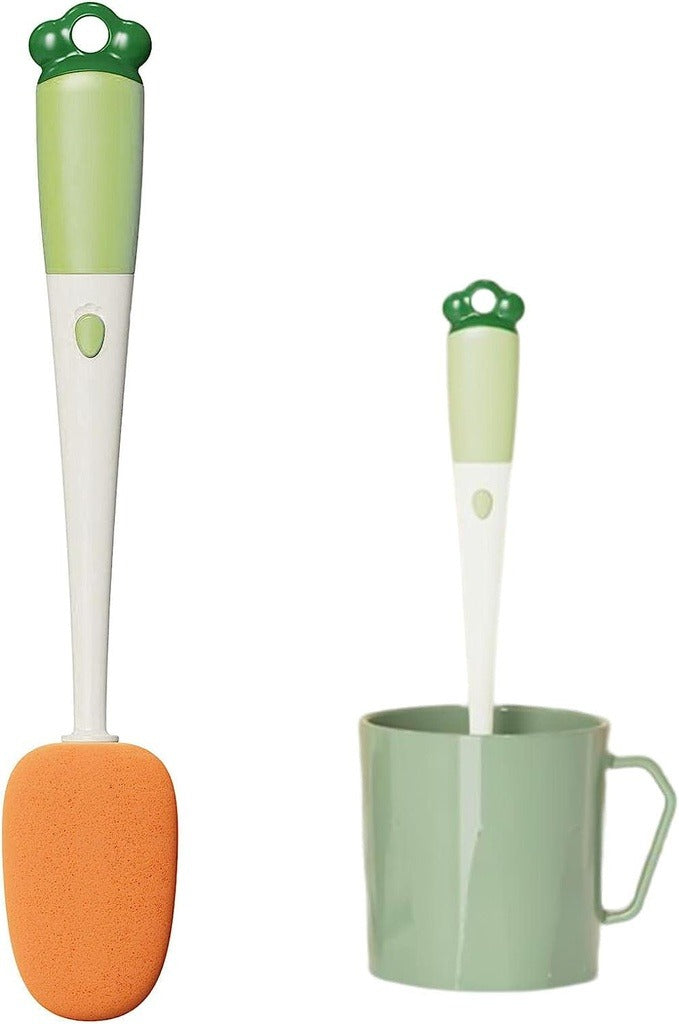 Multifunctional Cup & Bottle Cleaning Brush – Easy Scrub for Water Bottles, Cups, and Tumblers (Random color-Pack of 1)