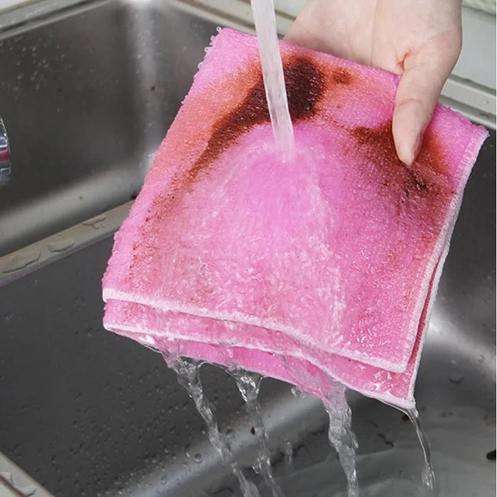2 Pcs Set Kitchen Cleaning Cloth