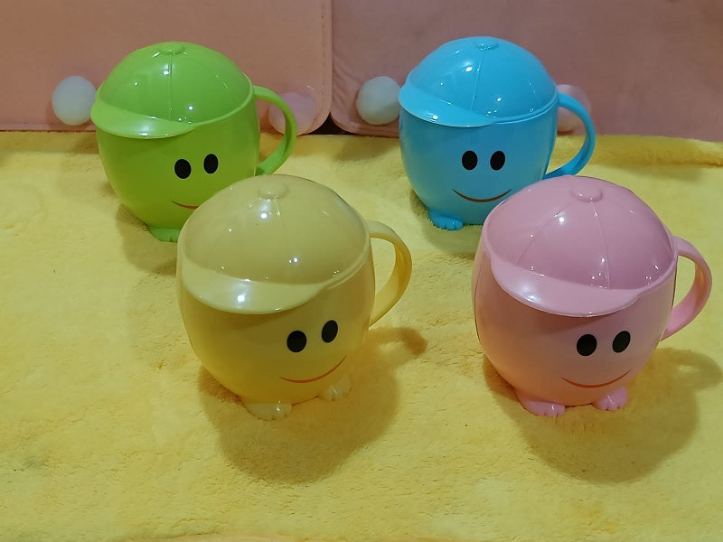 Smiling Face Design Kids Cup - 1 Pc
